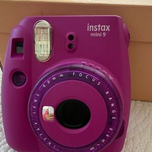 Instax Mini 9 Camera in Vibrant Magenta